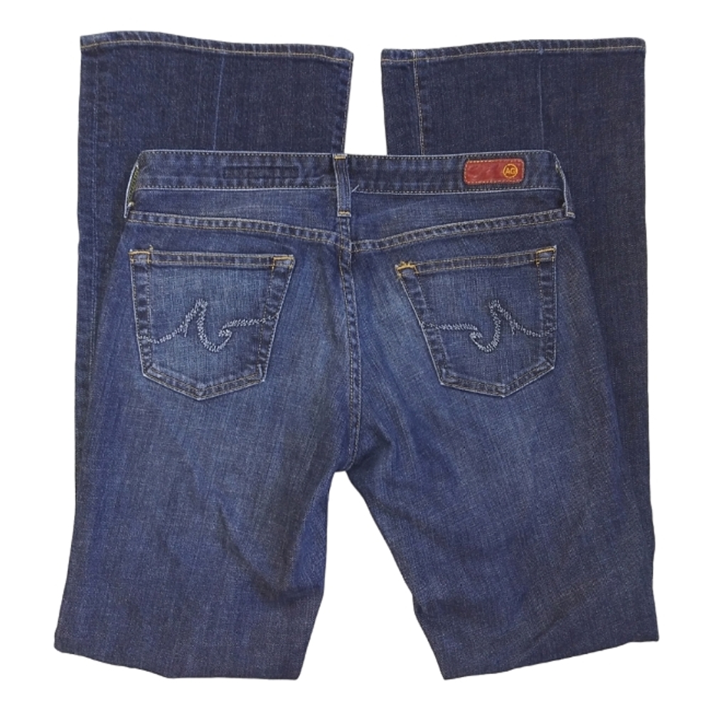 AG Adriano Goldschmied "The Club" dark wash wide leg flare jeans - Picture 2 of 9